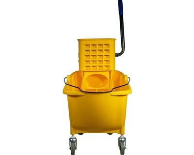 Balde Estra Con Escurridor Industrial 32L Amarillo