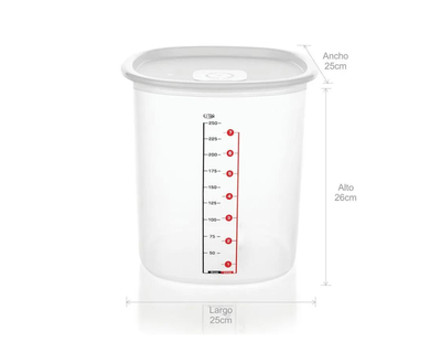 Recipiente Estra Cuadrado 9 Litros