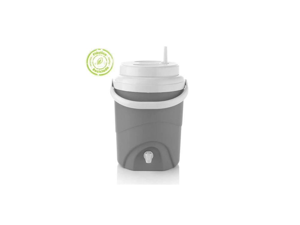 Estra Termo Insulado Material Recuperado 8 Lt Gris