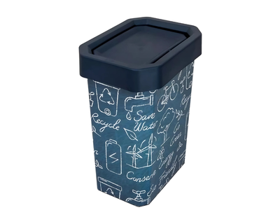 Papelera Estrabins Vaiven Azul Tablero 26 Litros