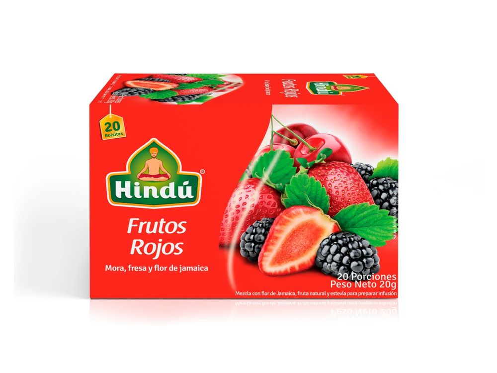 Hindú Aromática Frutos Rojos Caja x 20 Sobres