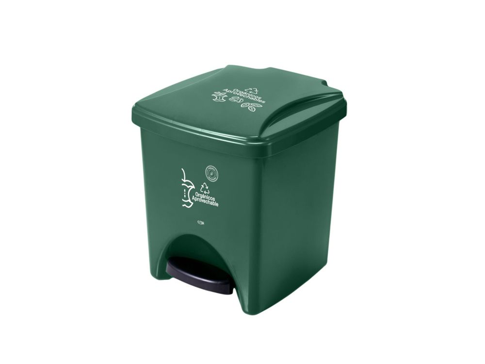 Estra Caneca de Pedal 20 Lt Verde Marcada MR 4-1048895