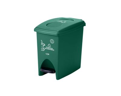 Estra Caneca de Pedal 10 Lt Verde Marcada MR  4-1048891