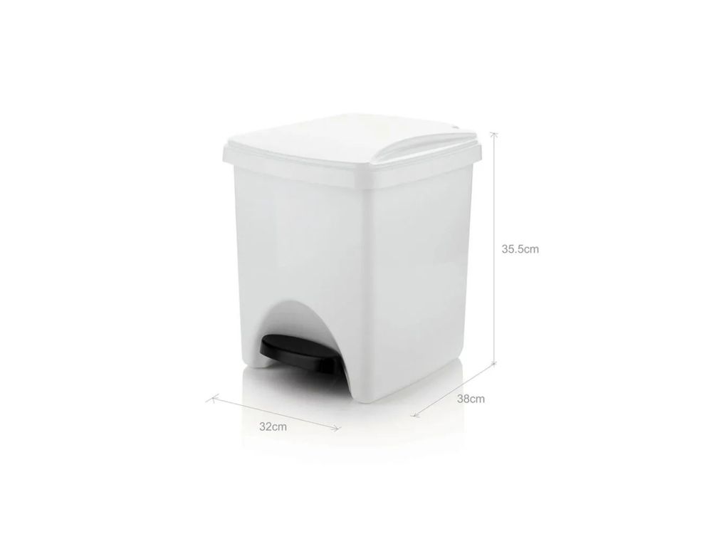 Estra Caneca de Pedal 20 Lt Blanca