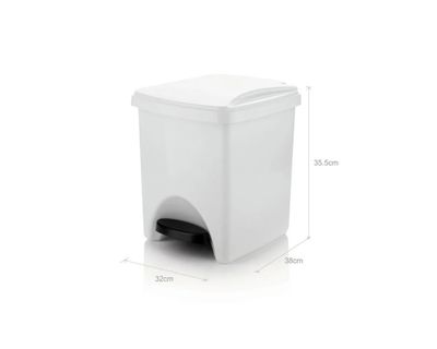 Estra Caneca de Pedal 20 Lt Blanca