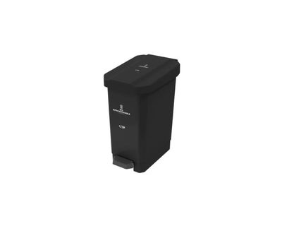 Estra Caneca EstraBins de Pedal 22 Lt Negra Marcada
