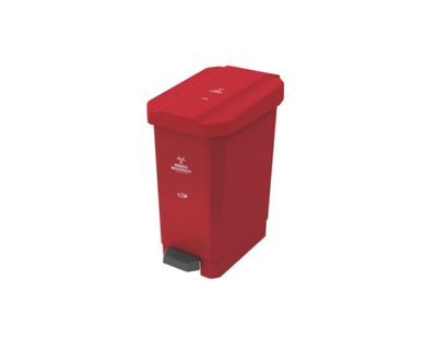 Estra Caneca EstraBins de Pedal 44 Lt Roja Marcada