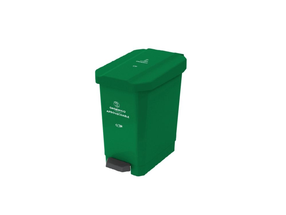 Estra Caneca EstraBins de Pedal 5 Lt Verde Mercada