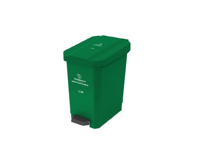 Estra Caneca EstraBins de Pedal 5 Lt Verde Mercada