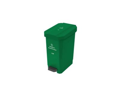 Estra Caneca EstraBins de Pedal 22 Lt Verde Marcada