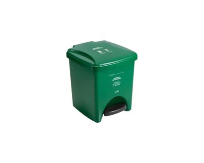 Estra Caneca de Pedal 20 Lt Verde Marcada