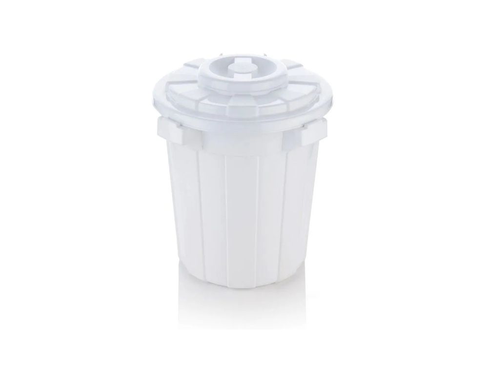 Estra Caneca con Tapa 37 Lt Blanco