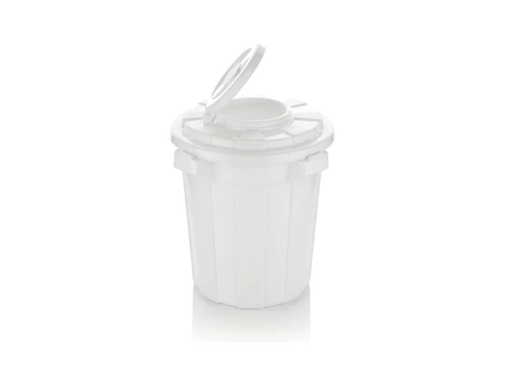 Estra Caneca con Tapa 37 Lt Blanco