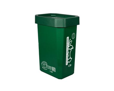 Estra Papelera Ecobins Vaiven 53 Lt Verde Marcada