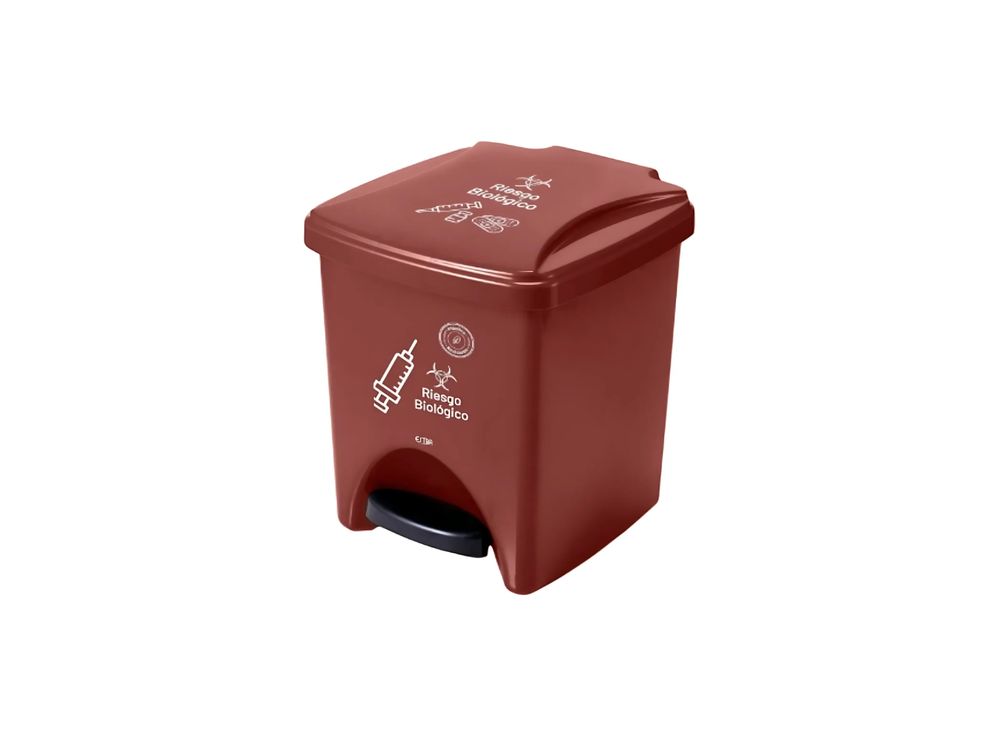 Estra Caneca de Pedal 20 Lt Roja Marcada MR 4-1050353