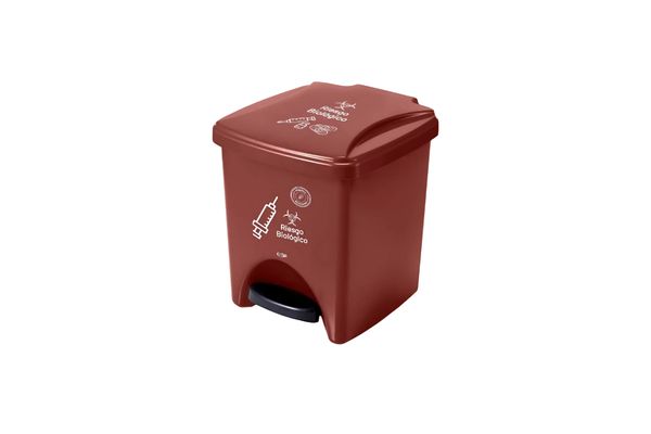 Estra Caneca de Pedal 20 Lt Roja Marcada MR 4-1050353