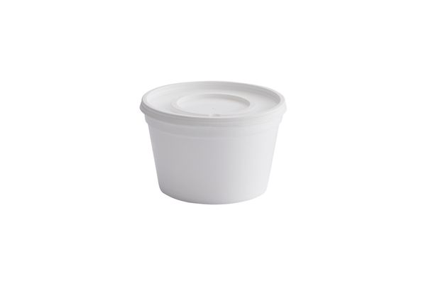 Darnel Contenedor Espumado Redondo con Tapa Espumada 16 Oz Blanco Paquete x 20 Und D701601NLSE