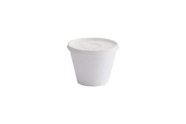 Darnel Contenedor Espumado Redondo con Tapa Espumada 12 Oz Blanco Paquete x 20 Und D701201NSE