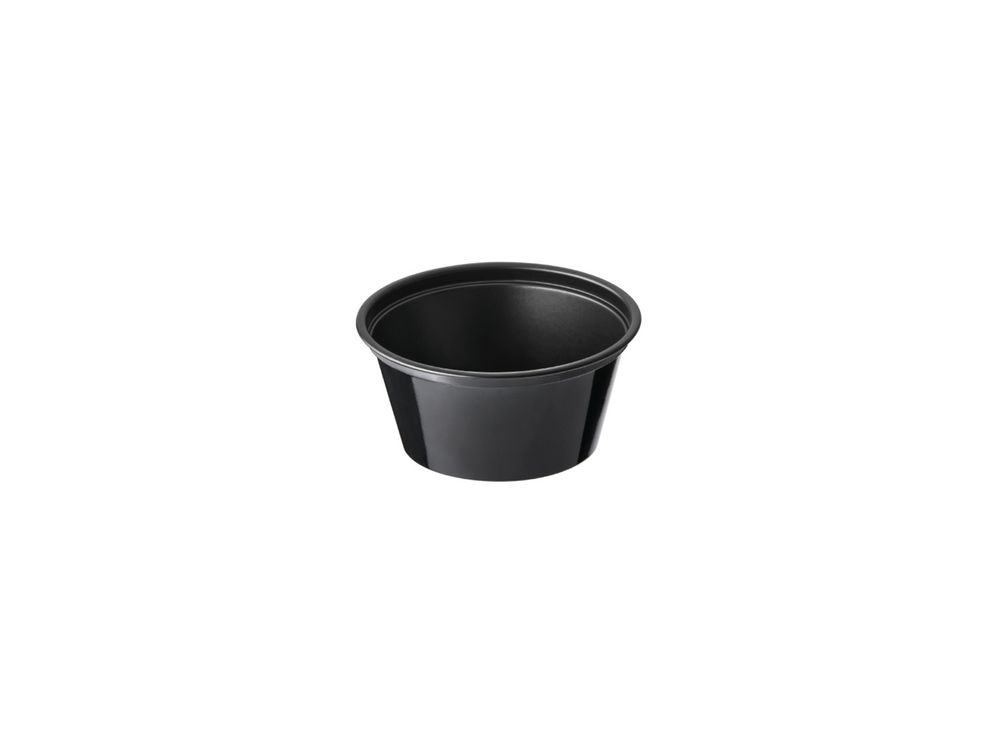 Darnel Copa Souffle sin Tapa 2 Oz Negro Paquete x 100 Und D632099A