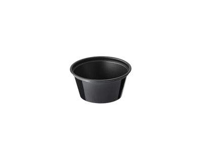 Darnel Copa Souffle sin Tapa 2 Oz Negro Paquete x 100 Und D632099A