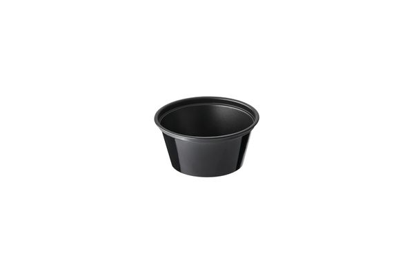 Darnel Copa Souffle sin Tapa 2 Oz Negro Paquete x 100 Und D632099A