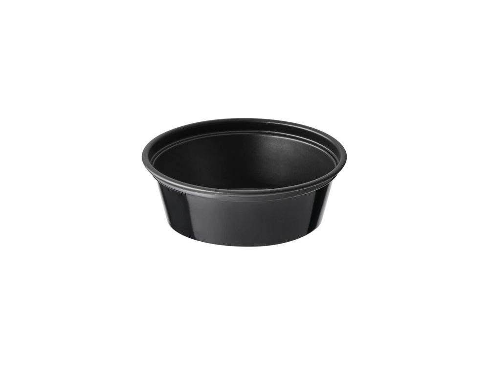 Darnel Copa Souffle sin Tapa 3 Oz Negro Paquete x 100 Und D633099N