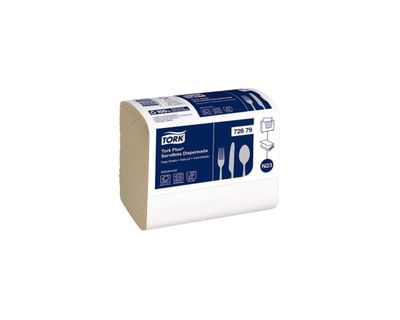 Tork Servilleta Plus Hoja Doble Natural Paquete x 150 72679