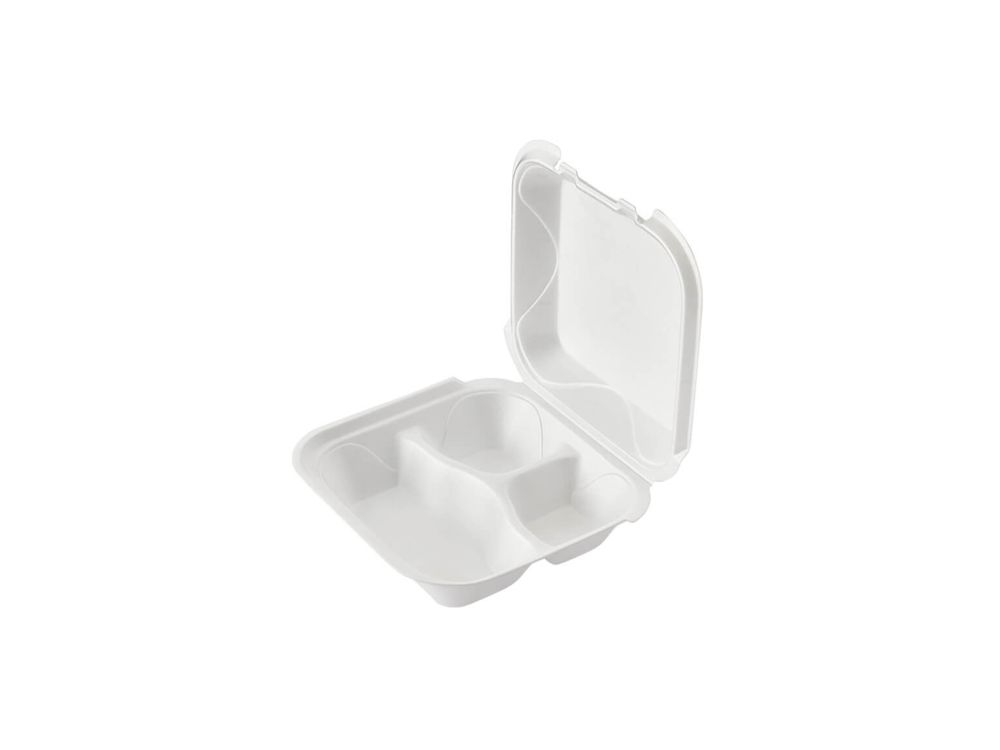 Darnel Portacomida Espumado 3 Divisiones P3 Blanco 20x21.5 Cm PAQX200 UND D405301NW