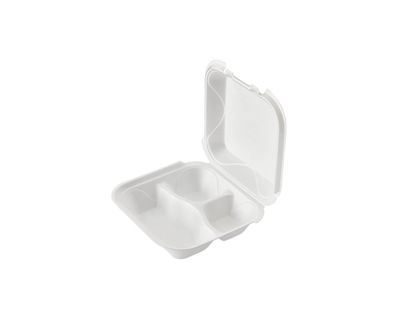 Darnel Portacomida Espumado 3 Divisiones P3 Blanco 20x21.5 Cm PAQX200 UND D405301NW