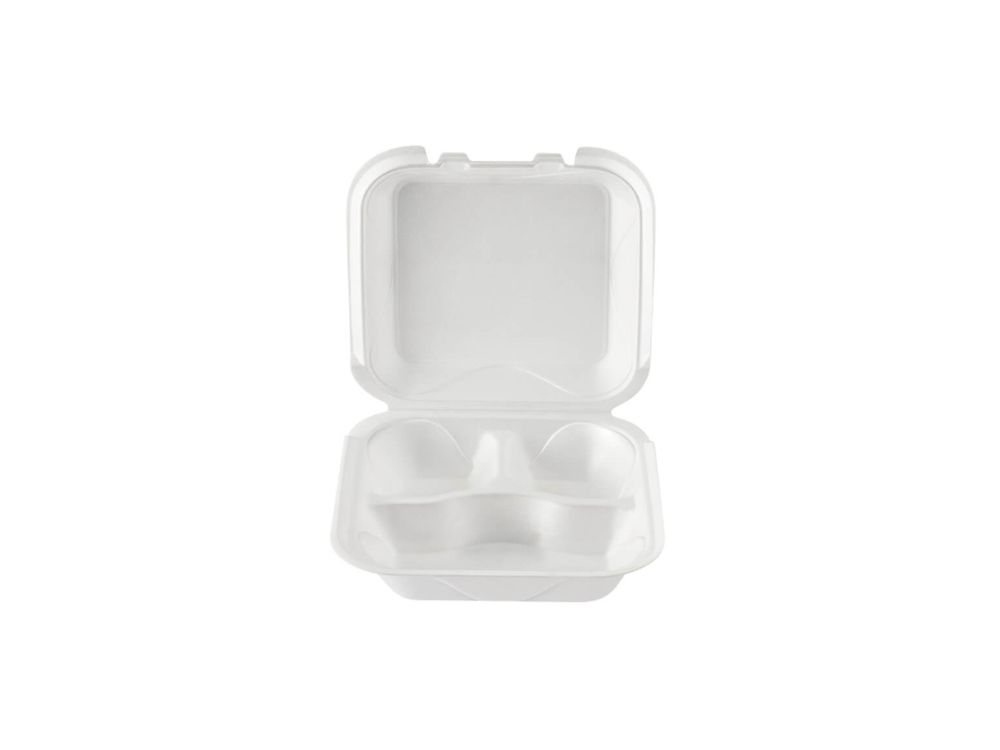 Darnel Portacomida Espumado 3 Divisiones P3 Blanco 20x21.5 Cm PAQX200 UND D405301NW