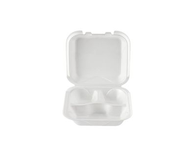 Darnel Portacomida Espumado 3 Divisiones P3 Blanco 20x21.5 Cm PAQX200 UND D405301NW
