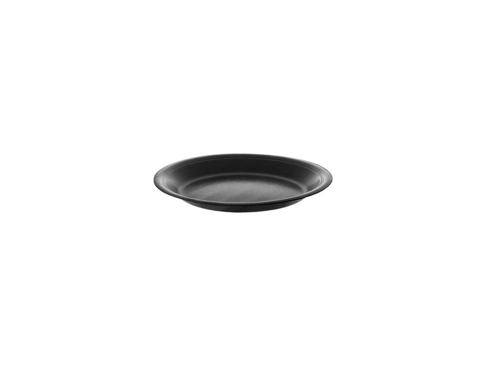 Darnel Plato Espumado Circular Pando Negro #23 Cm PAQ X 500 UND D500999N