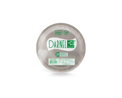 Darnel Plato Natural Eco 22,5CM #9 PAQX20 UND RPN2120924