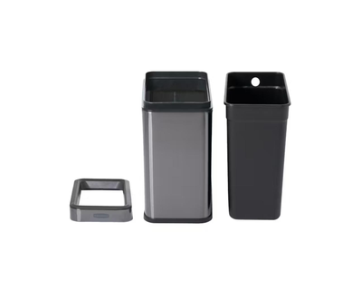 Papelera en Acero Inoxidable 9.8 Lts Rubbermaid 2179283