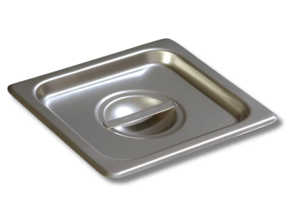 Tapa Para Azafate En Acero Inoxidable De 1/6