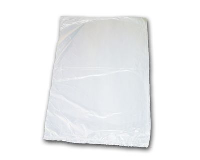 BOLSA BASURA PAPELERA PLASTICA CAL .50 (16x18`) 42X47 Cm BLANCA PAQ 20UND