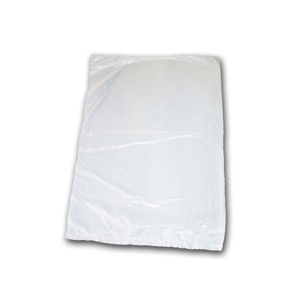 BOLSA BASURA PAPELERA PLASTICA CAL .50 (16x18`) 42X47 Cm BLANCA PAQ 20UND