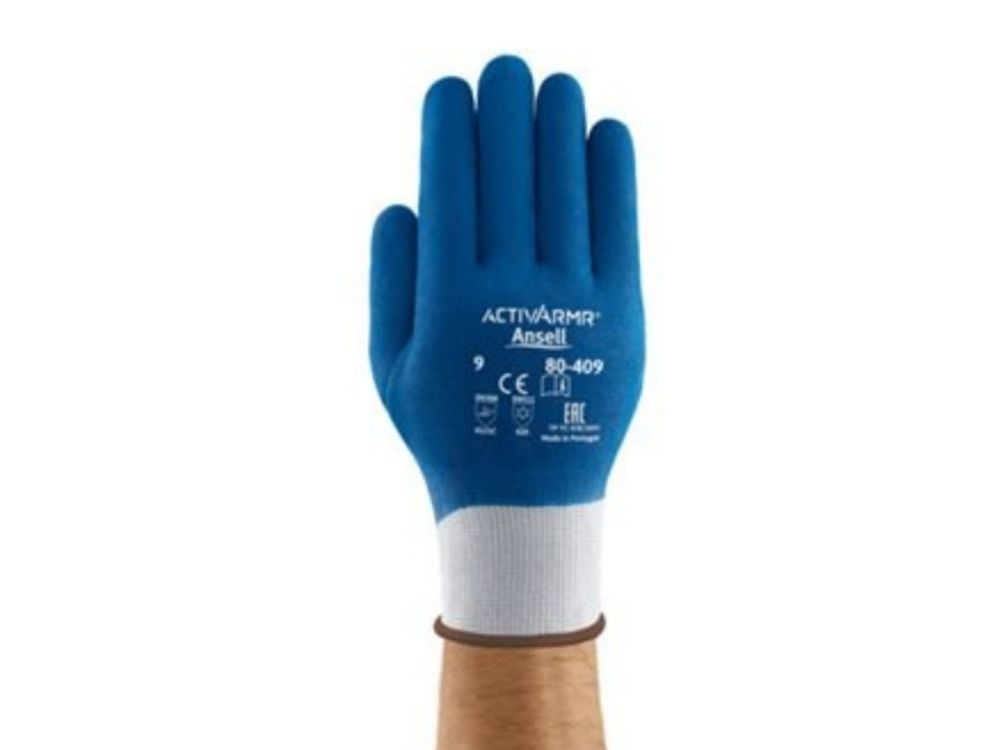 Activarmr 80-409 Guante Cuarto Frio Azul  Talla 9