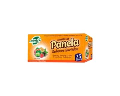 Jaibel Aromática Panela Caja 25 Sobres