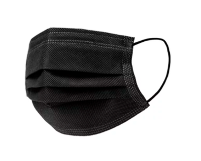  TAPABOCAS TRIPLE TELA NEGRO CLAY EMPAQUE INDIVIDUAL CAJAX50UND 3011037