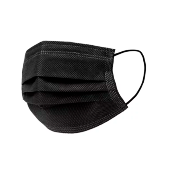  TAPABOCAS TRIPLE TELA NEGRO CLAY EMPAQUE INDIVIDUAL CAJAX50UND 3011037