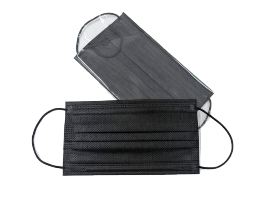  TAPABOCAS TRIPLE TELA NEGRO CLAY EMPAQUE INDIVIDUAL CAJAX50UND 3011037