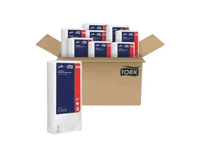 tork servilleta plus 550 blanca  caja x 9 paquetes 