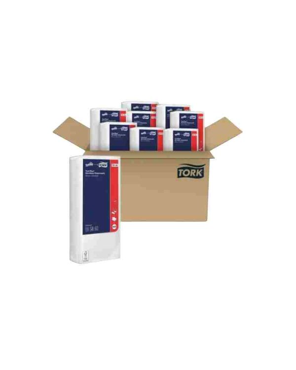 tork servilleta plus 550 blanca  caja x 9 paquetes 