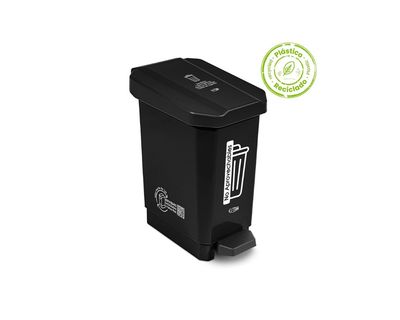 CANECA ECOBINS PEDAL 22L NEGRO NO APROV 4-1050174